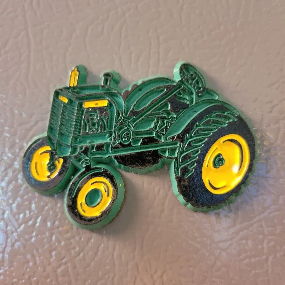 Vintage‎ John Deere Style Antique Tractor Magnet